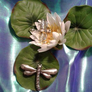 Vintage Mr. and Mrs. Dragonfly are both stamped 925  Make an offer!